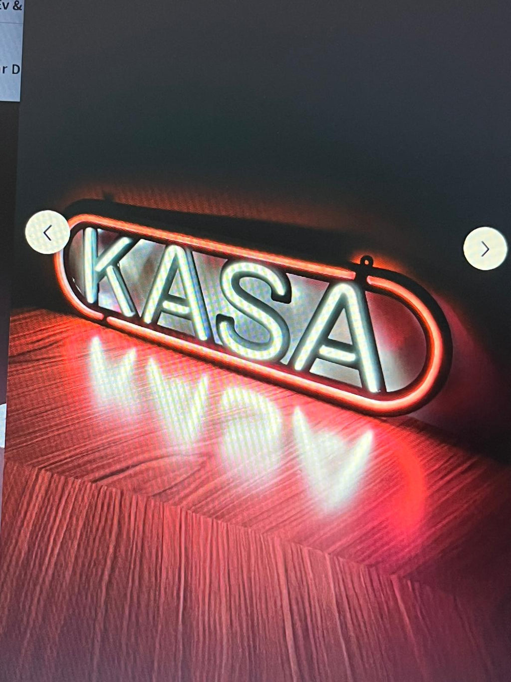 "Neon LED "işyerinizin kasa bölümüne yönlendirin,modern tasarım